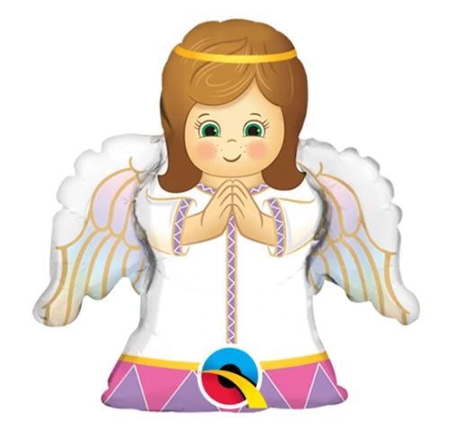 QUALATEX 14" SHAPE ANGEL GIRL - Click Image to Close