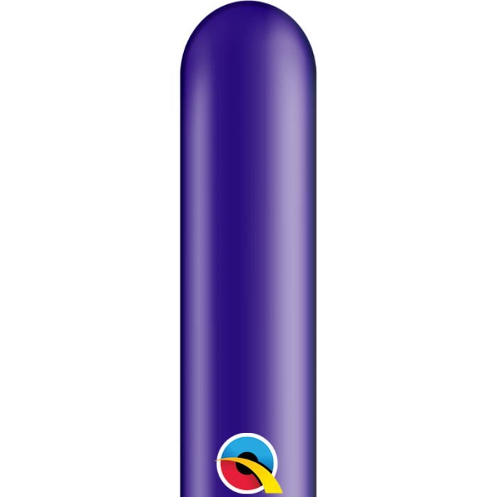 QUALATEX 260Q CHROME PURPLE 100 PACK - Click Image to Close