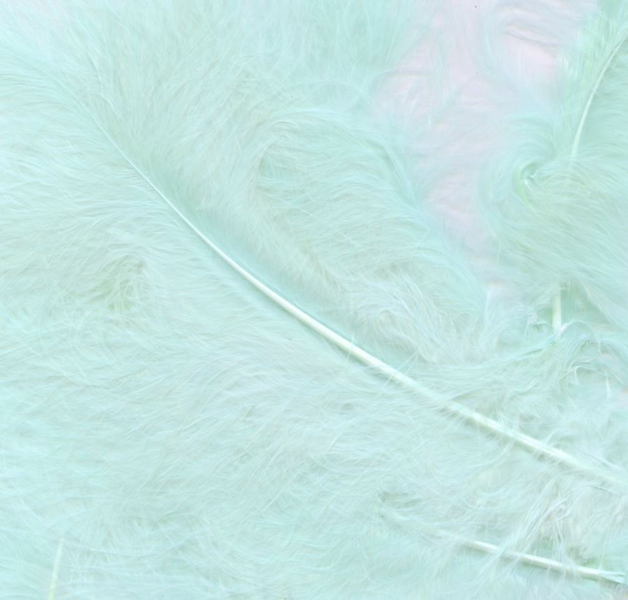 ELEGANZA CRAFT MARABOUT FEATHERS MIXED SIZES 3-8" LIGHT BLUE - Click Image to Close