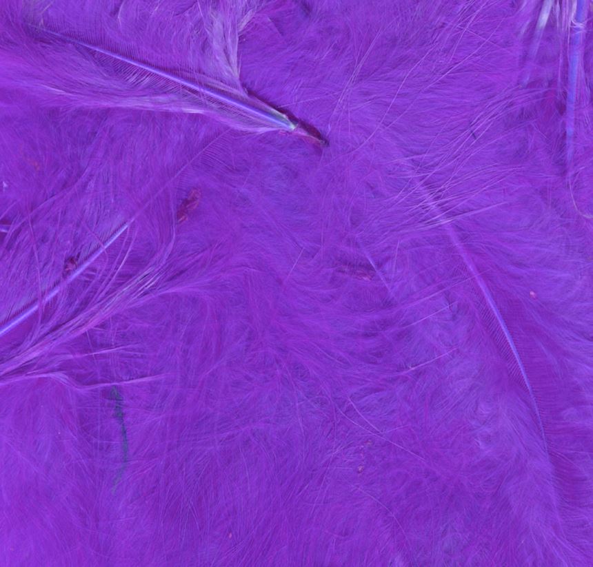 ELEGANZA CRAFT MARABOUT FEATHERS MIXED SIZES 3-8" PURPLE - Click Image to Close