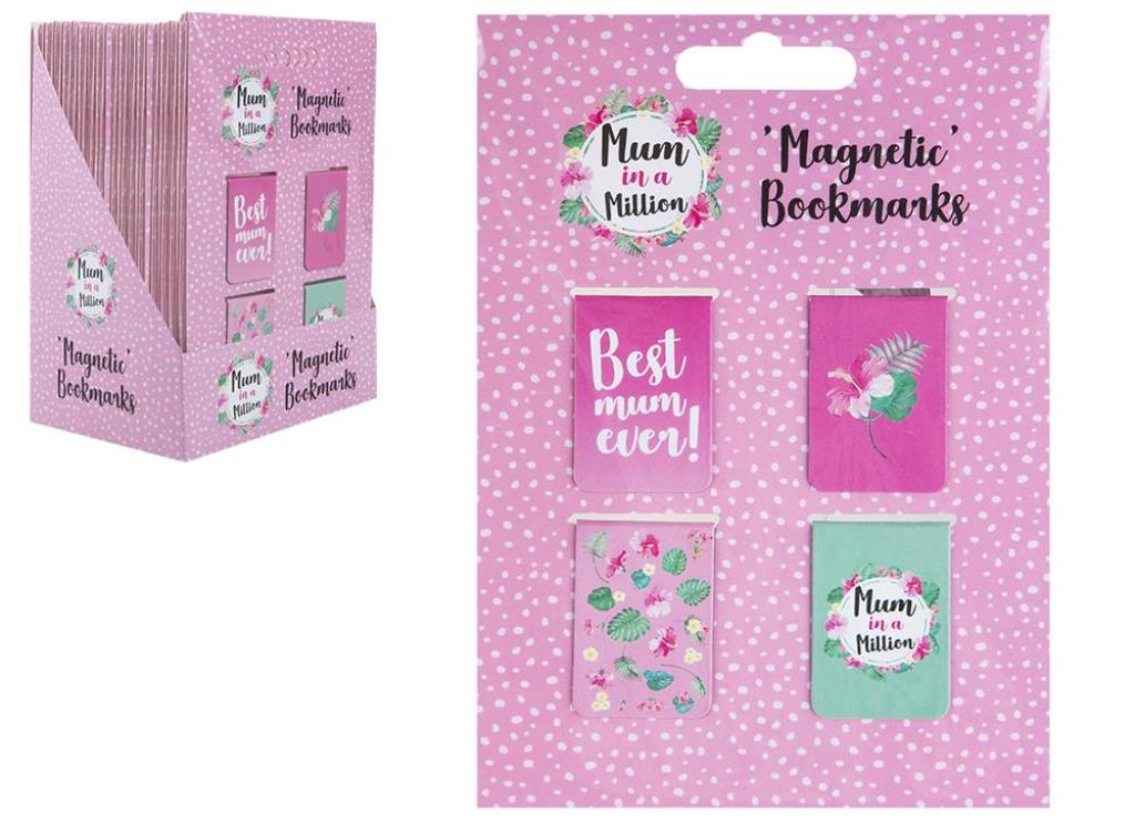 MAGNETIC BOOKMARKS SET OF 4 - Click Image to Close