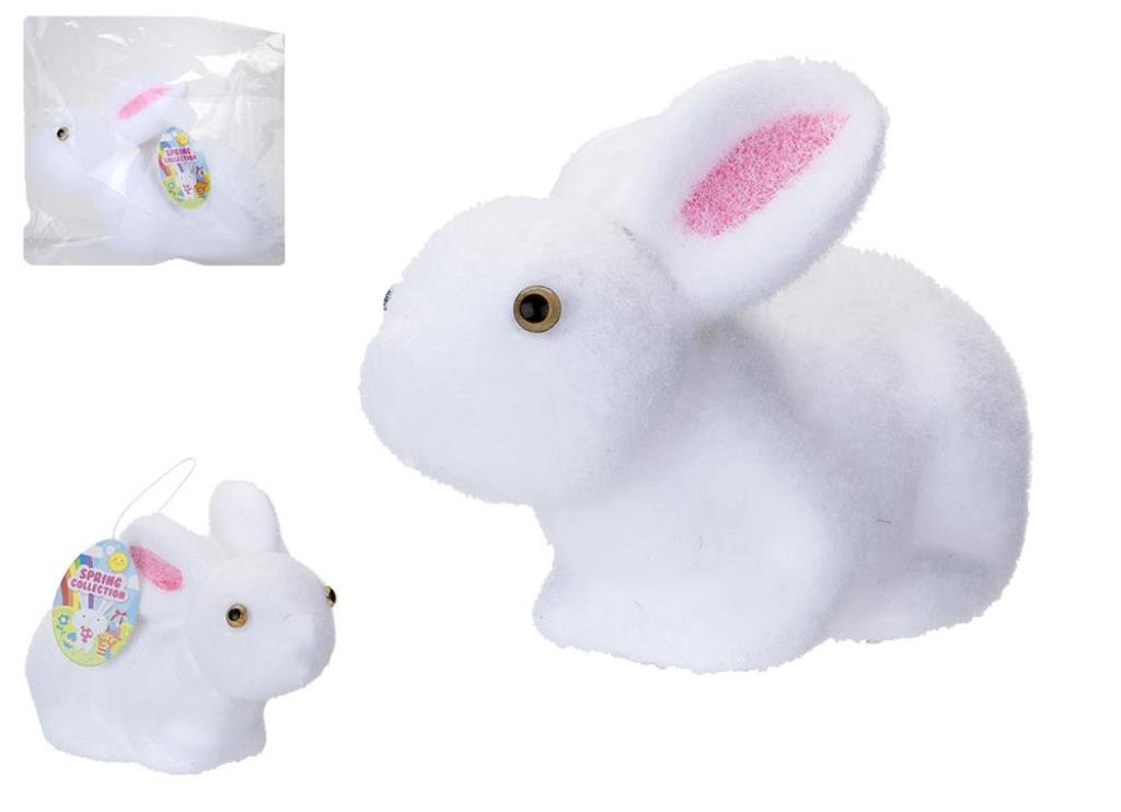 10X14CM LAYING POLYFOAM RABBIT - Click Image to Close