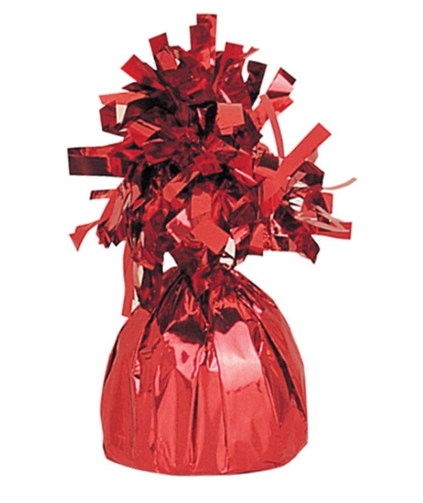 Foil Balloon Weight Red - Click Image to Close