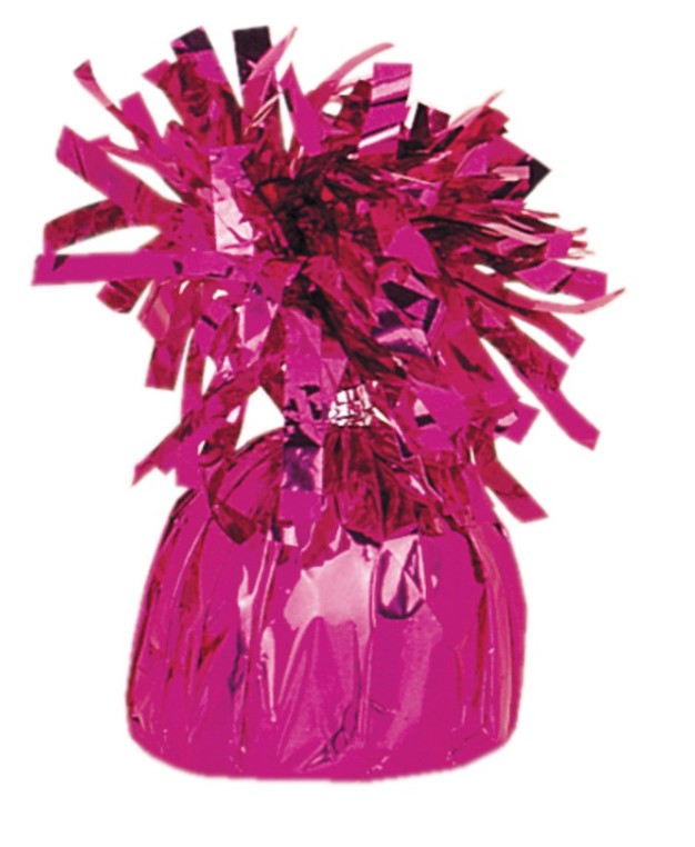 Foil Balloon Wight Magenta - Click Image to Close