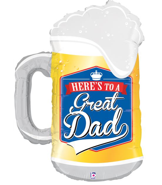 Great Dad 34" Beer Mug - Click Image to Close