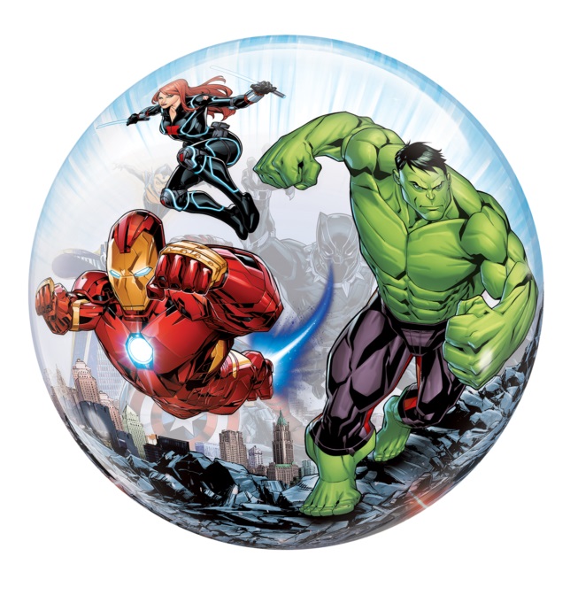 22" Avengers Single Bubble Balloon - Click Image to Close