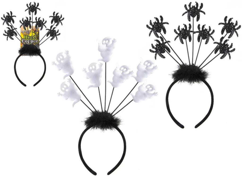 LUXURY SPOOKY HEAD BOPPER 2 ASSORTED - Click Image to Close