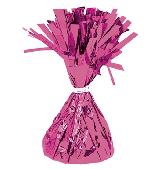 Balloon Weight Foil Magenta - Click Image to Close