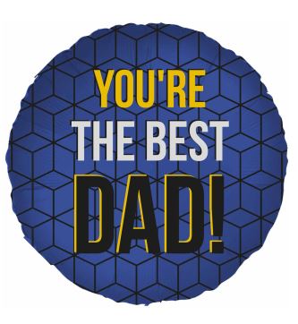 You're The Best Dad! Standard Foil Balloons S40 5pc