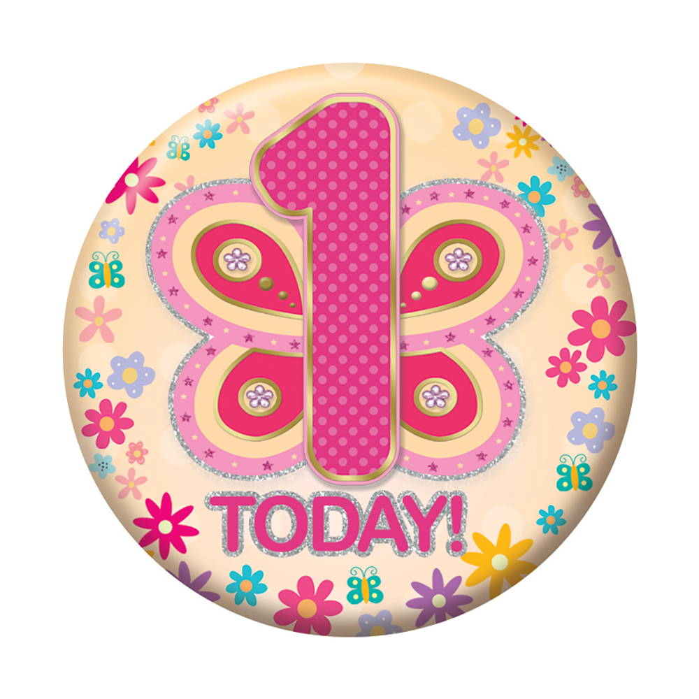 Badges 5.5cm - Age 01 Female - Click Image to Close