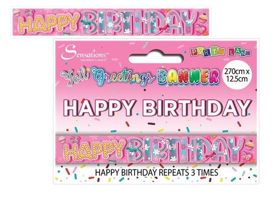Banners - Happy Birthday Female - Click Image to Close