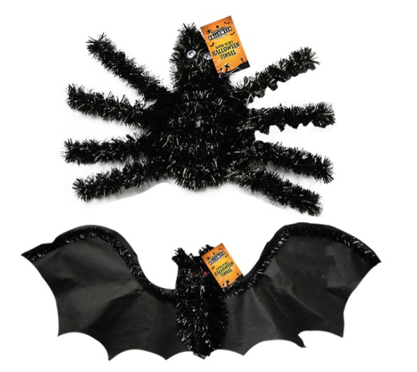 Halloween Creepy Tinsel Decoration - Click Image to Close