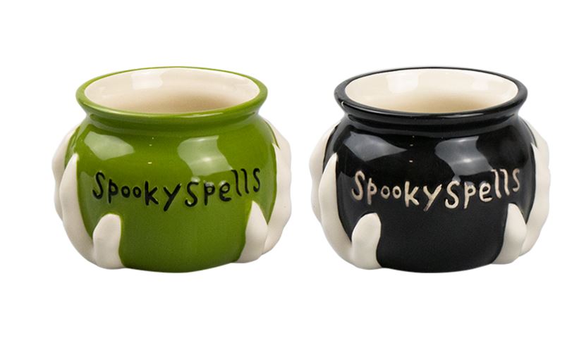 SPOOKY STONEWARE CAULDRON - Click Image to Close