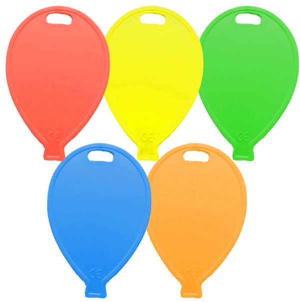 100PACK BRIGHT ASSORTMENT BALLOON WEIGHTS - Click Image to Close