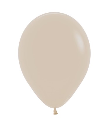 Sempertex 5" Fashion White Sand Latex Balloons 50 Pack - Click Image to Close