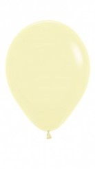 Sempertex 5" Pastel Matte Yellow Latex Balloons 50 Pack